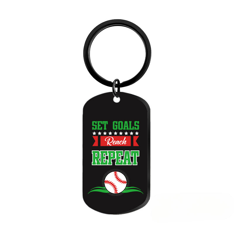 Wholesale Softball Baseball Sports Metal Keychains